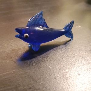Glass figurine shark